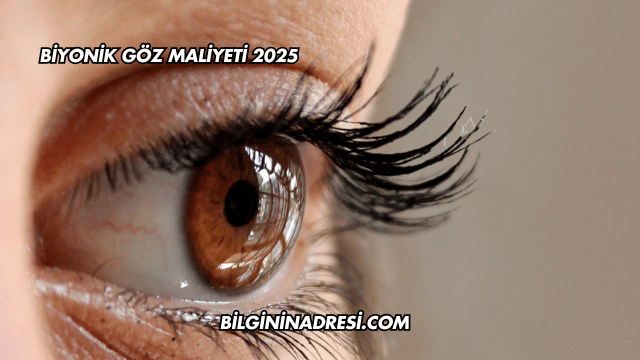 Biyonik Göz Maliyeti 2025