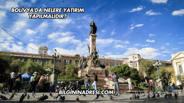 Bolivya'da Nelere Yatırım Yapılmalıdır?