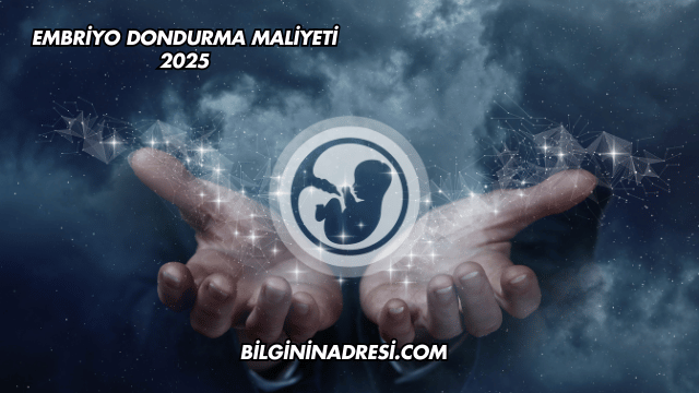 Embriyo Dondurma Maliyeti 2025