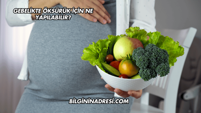 Gebelikte Öksürük İçin Ne Yapılabilir?