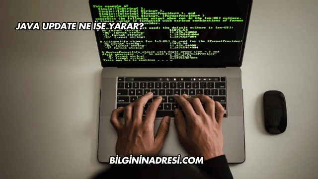 Java Update Ne İşe Yarar?