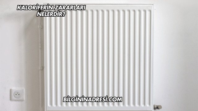 Kaloriferin Zararları Nelerdir?