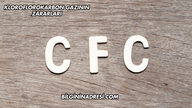 Kloroflorokarbon Gazının Zararları