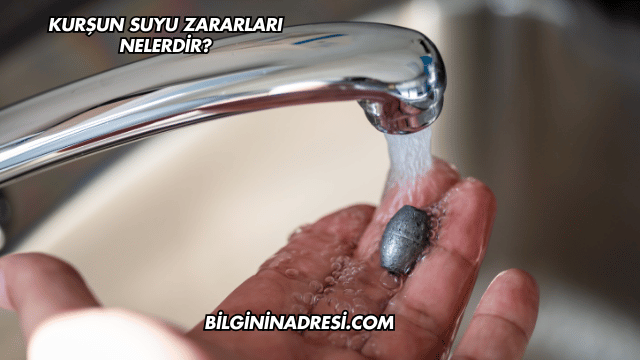 Kurşun Suyu Zararları Nelerdir?