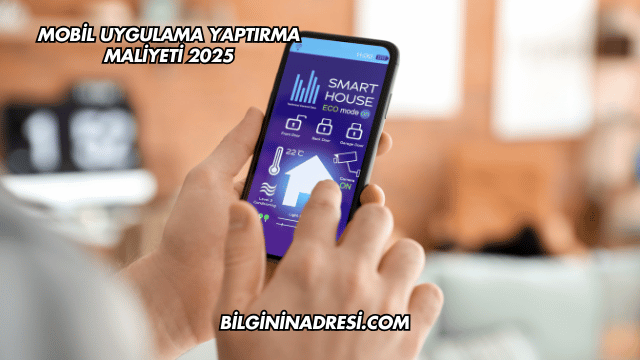 Mobil Uygulama Yaptırma Maliyeti 2025