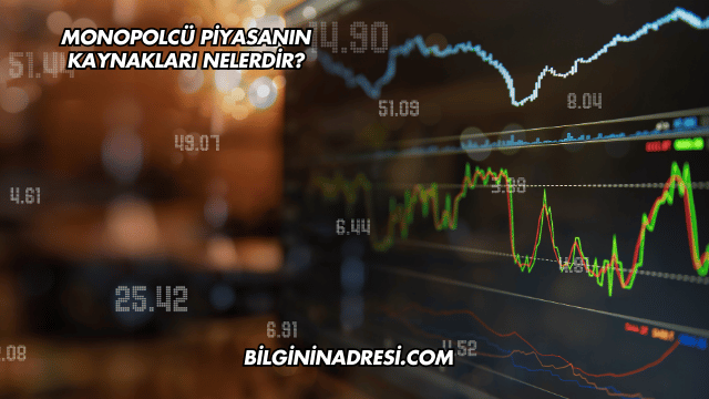 Monopolcü Piyasanın Kaynakları Nelerdir?