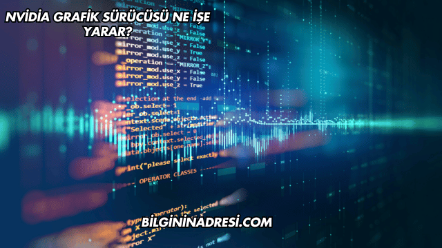 Nvidia Grafik Sürücüsü Ne İşe Yarar?