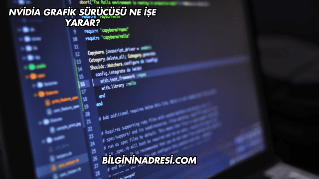 Nvidia Grafik Sürücüsü Ne İşe Yarar?