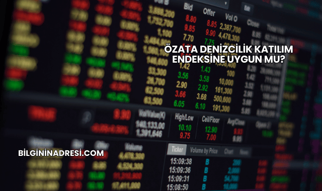 Özata Denizcilik Katılım Endeksine Uygun mu?