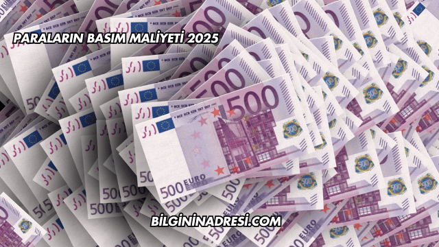 Paraların Basım Maliyeti 2025
