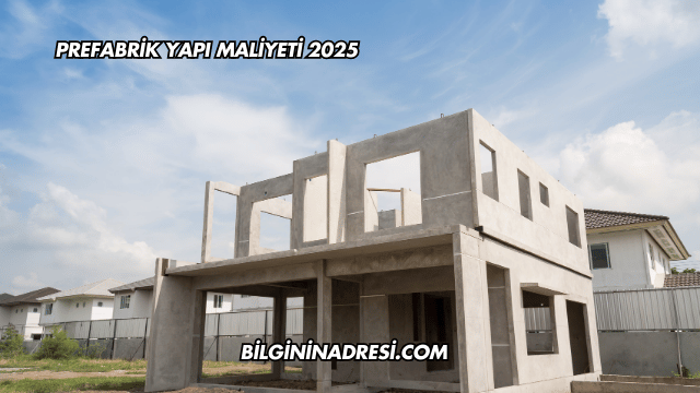 Prefabrik Yapı Maliyeti 2025