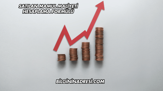 Satılan Mamul Maliyeti Hesaplama Formülü