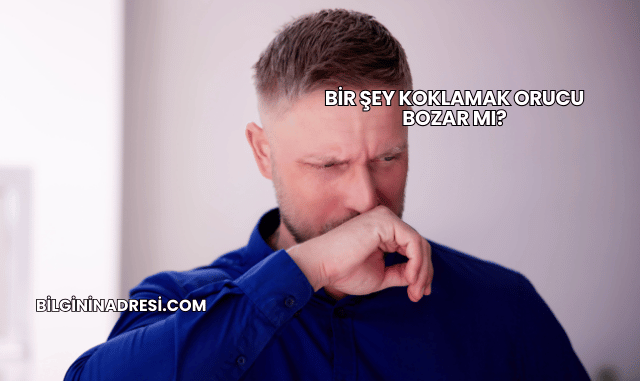 Bir Şey Koklamak Orucu Bozar mı?