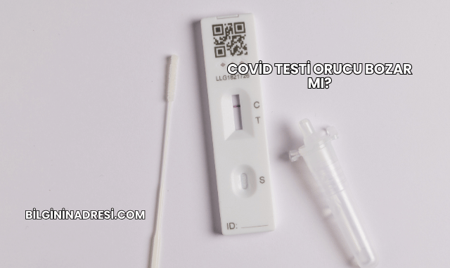 Covid Testi Orucu Bozar mı?
