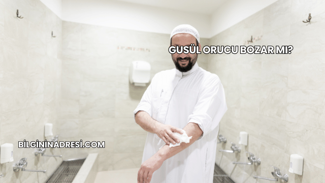 Gusül Orucu Bozar mı?