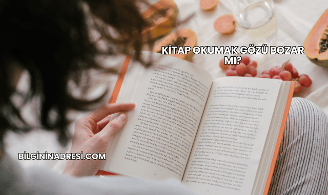 Kitap Okumak Gözü Bozar mı?