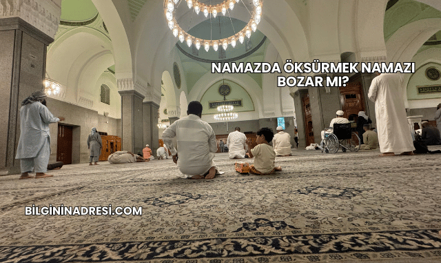 Namazda Öksürmek Namazı Bozar mı?