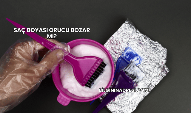 Saç Boyası Orucu Bozar mı?