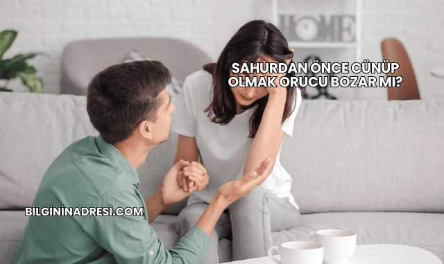 Sahurdan Önce Cünüp Olmak Orucu Bozar mı?