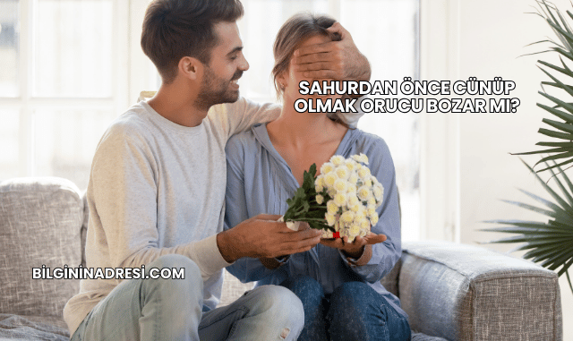Sahurdan Önce Cünüp Olmak Orucu Bozar mı?
