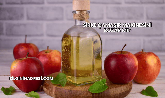 Sirke Çamaşır Makinesini Bozar mı?