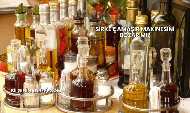 Sirke Çamaşır Makinesini Bozar mı?
