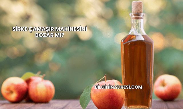 Sirke Çamaşır Makinesini Bozar mı?