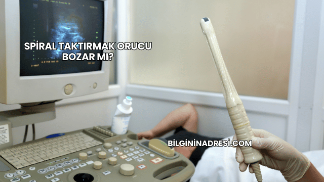 Spiral Taktırmak Orucu Bozar mı?