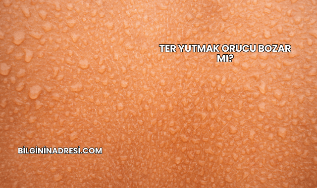 Ter Yutmak Orucu Bozar mı?