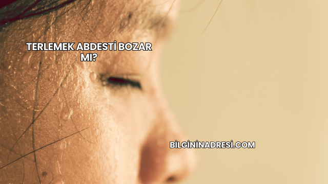 Terlemek Abdesti Bozar mı?
