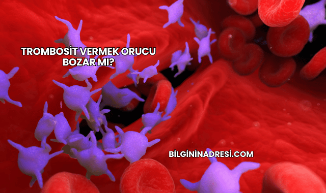 Trombosit Vermek Orucu Bozar mı?