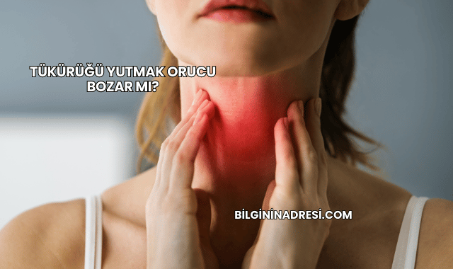 Tükürüğü Yutmak Orucu Bozar mı?