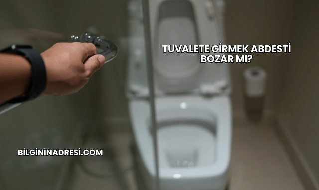 Tuvalete Girmek Abdesti Bozar mı?