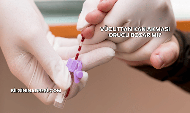 Vücuttan Kan Akması Orucu Bozar mı?