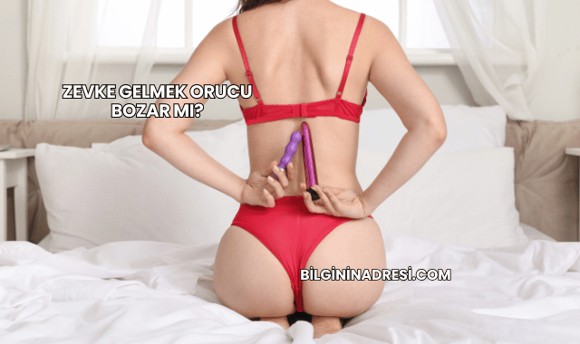 Zevke Gelmek Orucu Bozar mı?