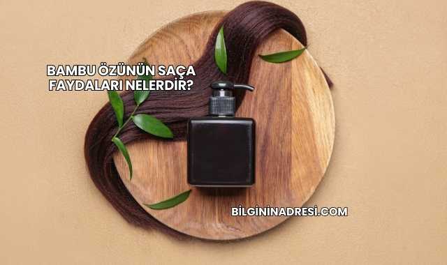 Bambu Özünün Saça Faydaları Nelerdir?
