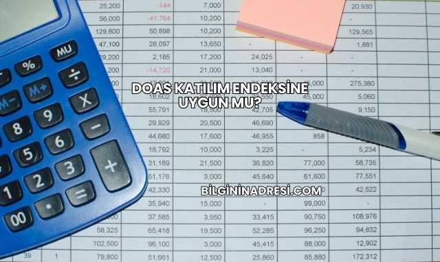 DOAS Katılım Endeksine Uygun mu?