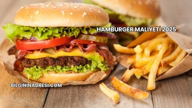 Hamburger Maliyeti 2025