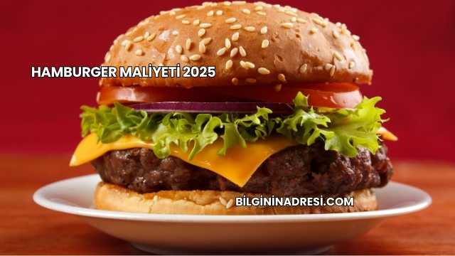 Hamburger Maliyeti 2025