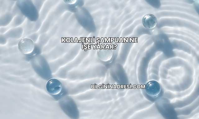 Kolajenli Şampuan Ne İşe Yarar?