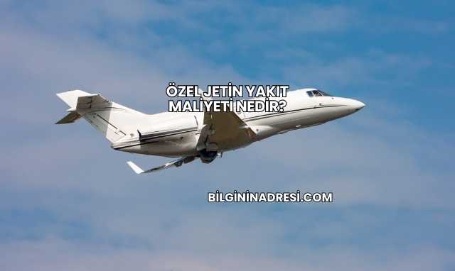Özel Jetin Yakıt Maliyeti Nedir?