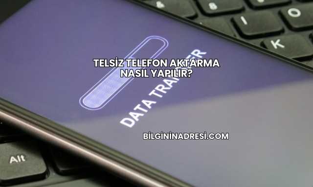 Telsiz Telefon Aktarma Nasıl Yapılır?