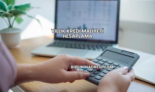 Yıllık Kredi Maliyeti Hesaplama