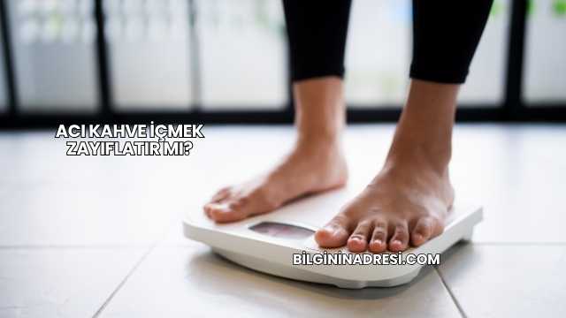 Acı Kahve İçmek Zayıflatır mı?
