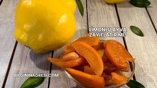 Limonlu Ayva Zayıflatır mı?