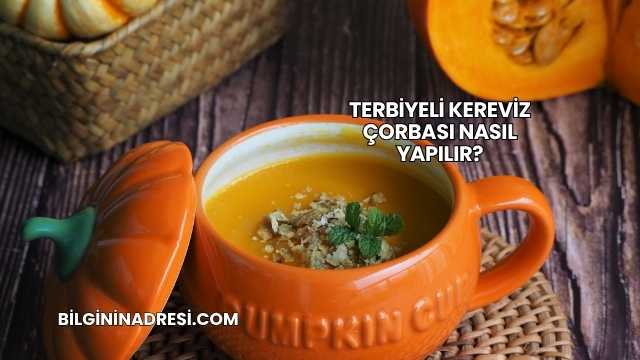 Terbiyeli Kereviz Çorbası Nasıl Yapılır?