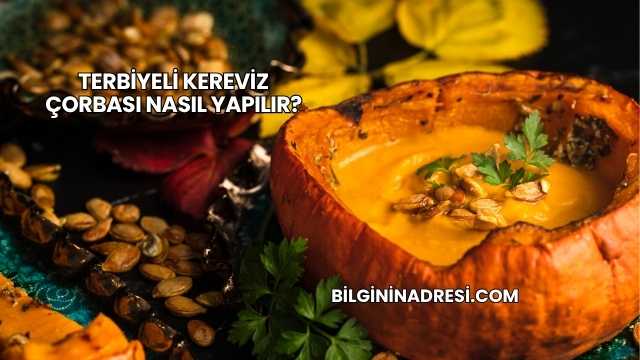 Terbiyeli Kereviz Çorbası Nasıl Yapılır?