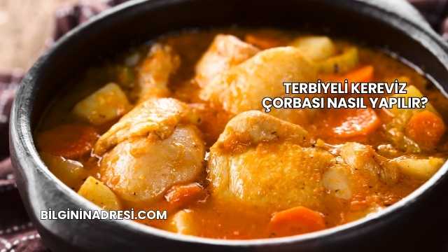 Terbiyeli Kereviz Çorbası Nasıl Yapılır?