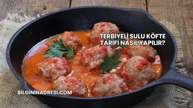 Terbiyeli Sulu Köfte Tarifi Nasıl Yapılır?