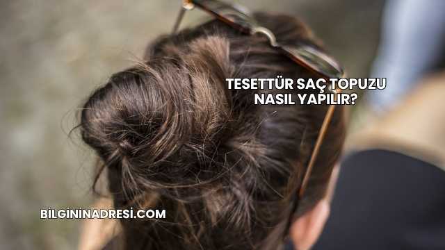 Tesettür Saç Topuzu Nasıl Yapılır?